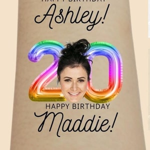 Custom Personalized Birthday Party Tattoos, Birthday Party Decorations, Gifts for him her, 30th, 40th, 50th, 21st, 16th, 15th Tattoos