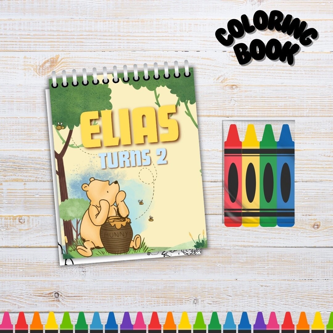 Winnie the Pooh, Winnie the Pooh Mini Coloring Book and Crayons, Winnie ...