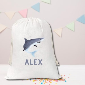 Shark Birthday Party, Shark Birthday Bag, Shark Goodie Bag, Shark Party Favor, Shark Custom Goodie Bag, Shark Party Favors, Goodie Bag