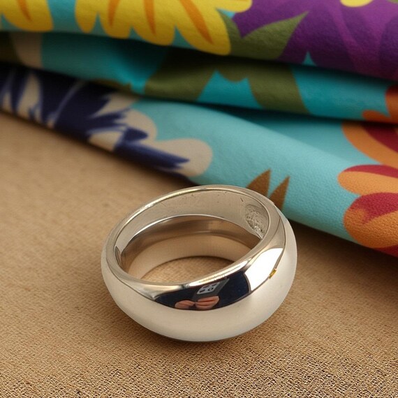 Classic Chunky Dome Ring, Statement Jewellery, Bo… - image 4