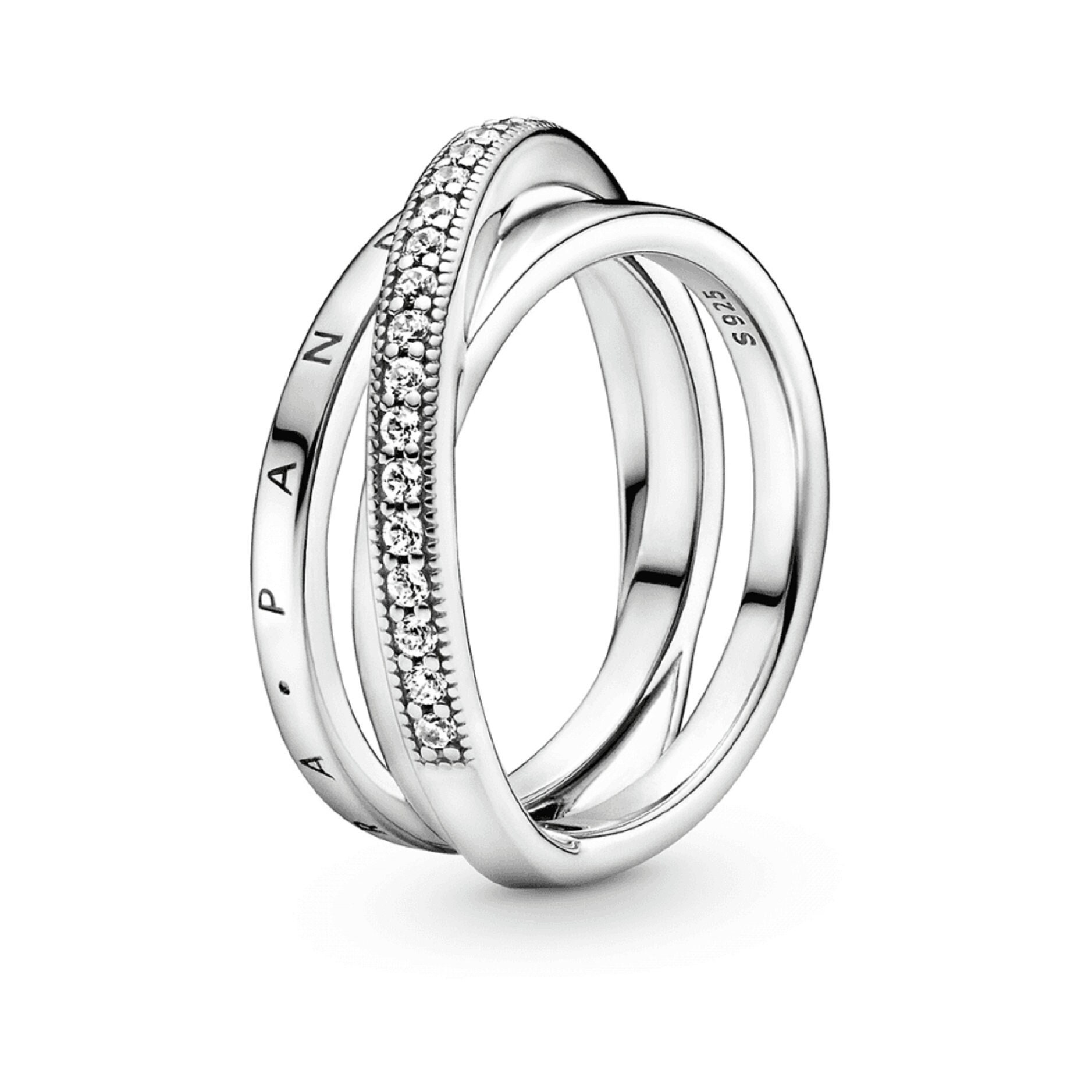 Clear Sparkling Crown 5925 Ale 52 Ring Pandora Clear Sparkling