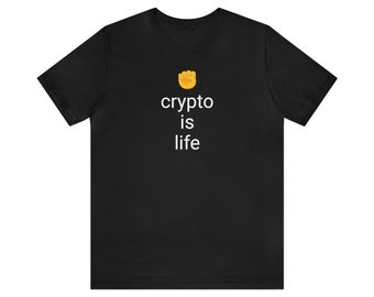 暗号は人生 - ジャージー半袖Tシャツ - Etsy 日本