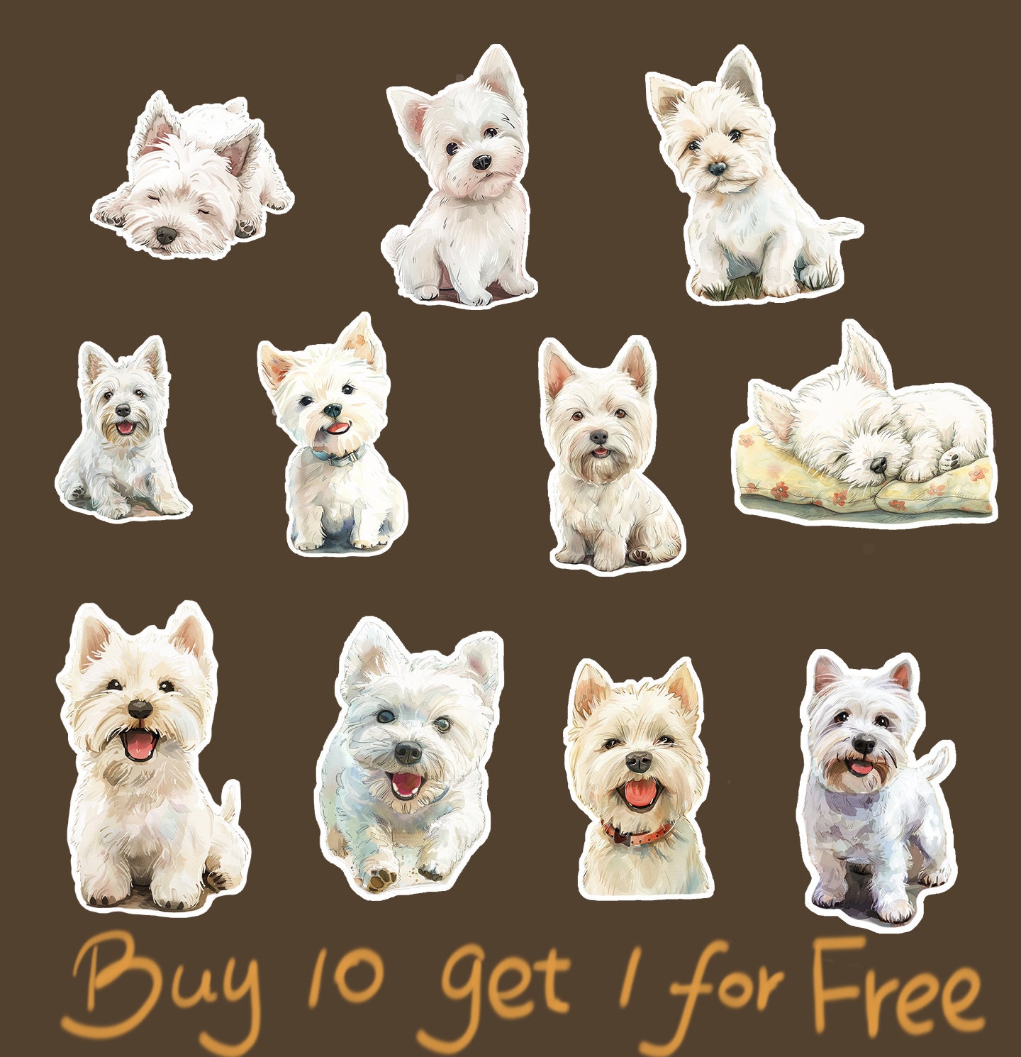 West Highland White Terrier, Westie - Spilla Per Esposizione Canina - Foto 6