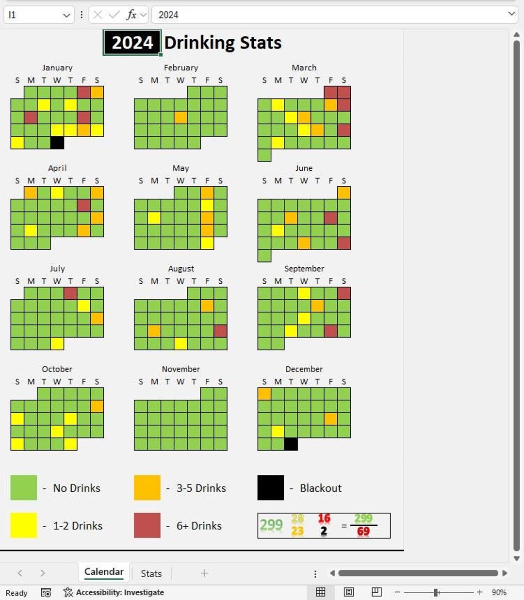 Drink Calendar Excel Spreadsheet Simple Alcohol Tracker Etsy Drink Calendar Excel Spreadsheet Simple Alcohol Tracker Etsy