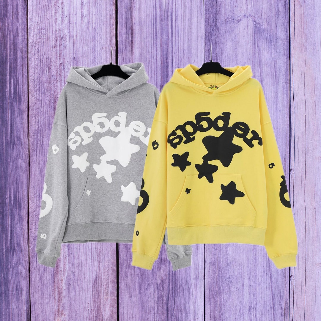 Spider Web Plush Hoodie Set - Y2K Oversized Pullover Hoodie & Pants, Gothic Streetwear For Men & Women