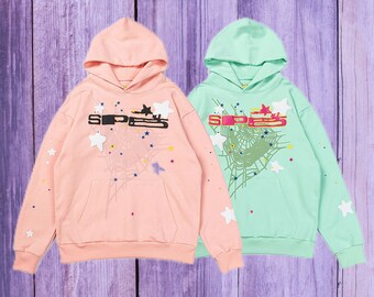 Sp5der 555555 Hoodies Hip Hop Spider Hoodies Set Y2k Hoodie Tracksuit Pullover Sweatshirt for Women Men Matching Sp5der Hoodies a1