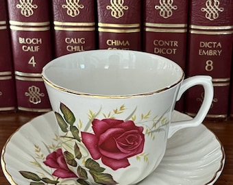 Rose Ridgeway England Teapot, Tea Pot, Ridgway, Anniversary Rose, Ironstone, Teapot, Vintage ...