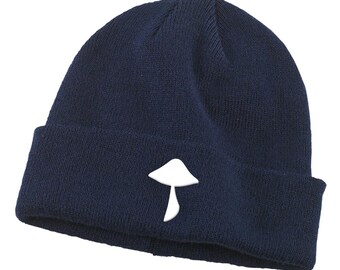 Gorro con hongo bordado / Gorro plegable cómodo y ceñido