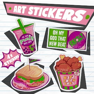 KATSEYE GNARLY sticker pack | Manon Sophia Daniela Lara Megan Yoonchae