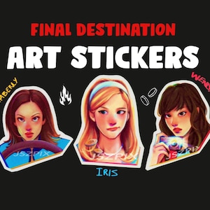 FD Visionaries art stickers | final girls | bloodlines