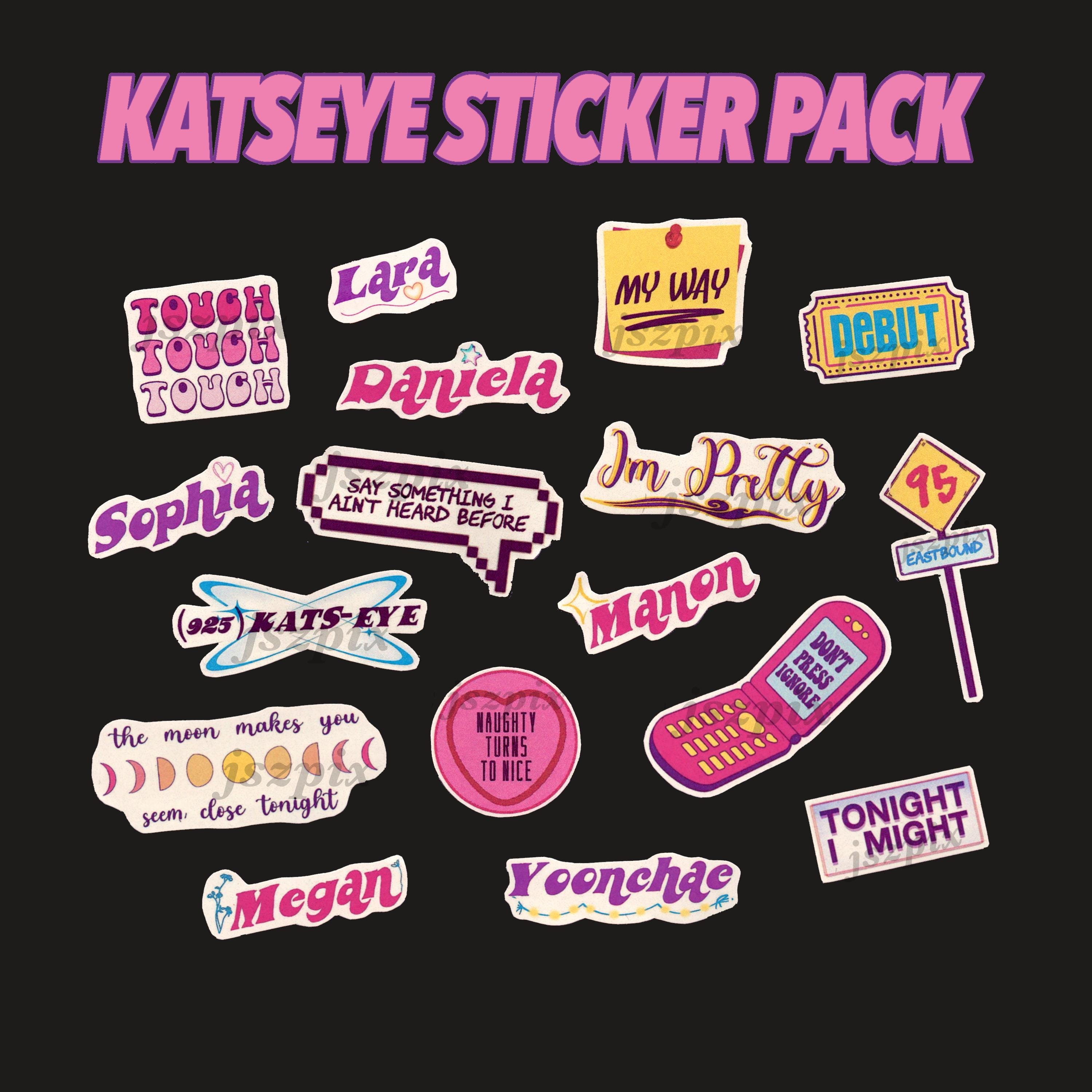 KATSEYE Y2K Sticker Pack: Kpop Girl Group EYEKONS