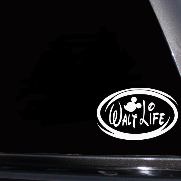 Walt Life Vacation Decal Vinyl Auto Bumper Sticker