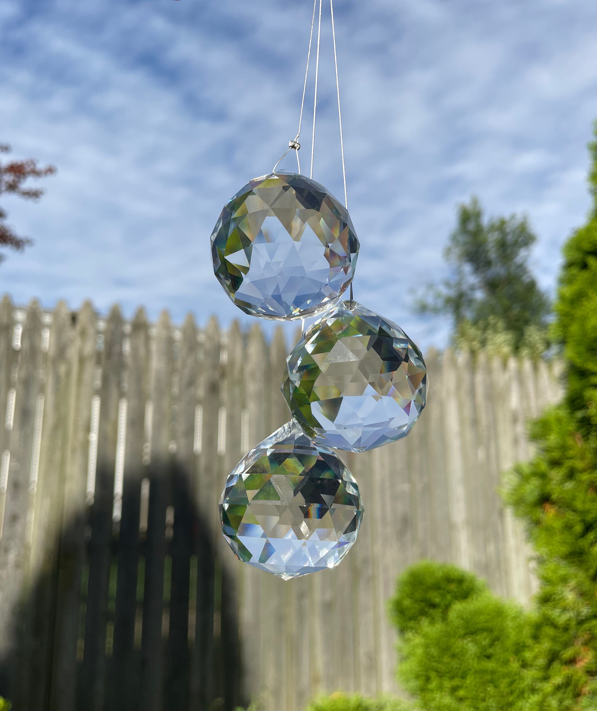 thumbnail image 2 of 9591 Crystal Connect Series 70mm Very Fine Crystal Ball – Clear Chandelier Bead 2 of 5