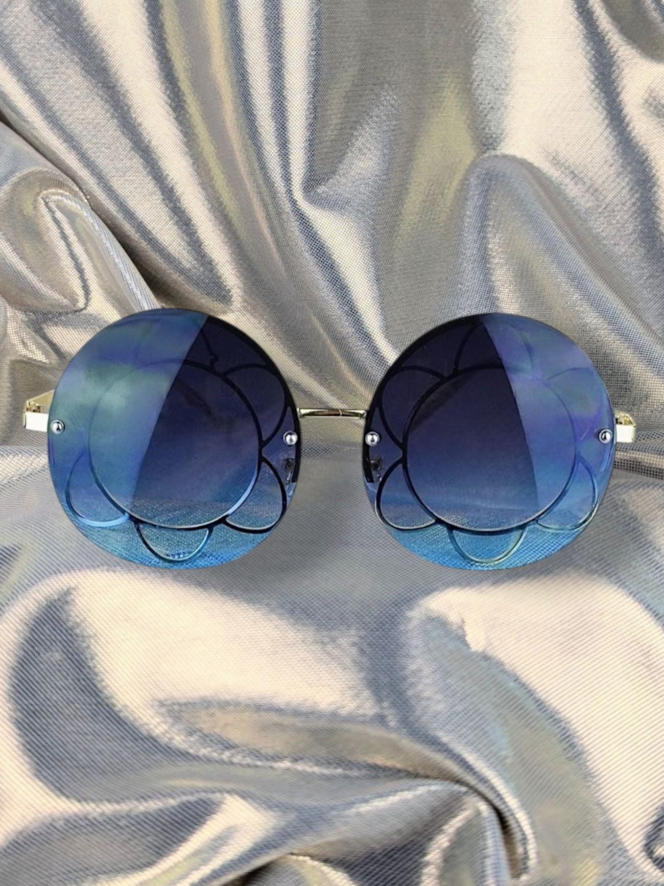 Flower Power 60s 70s Style Retro Vintage Sunglasses - Etsy display picture 1