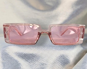 Retro square fashion style y2k grunge sunglasses