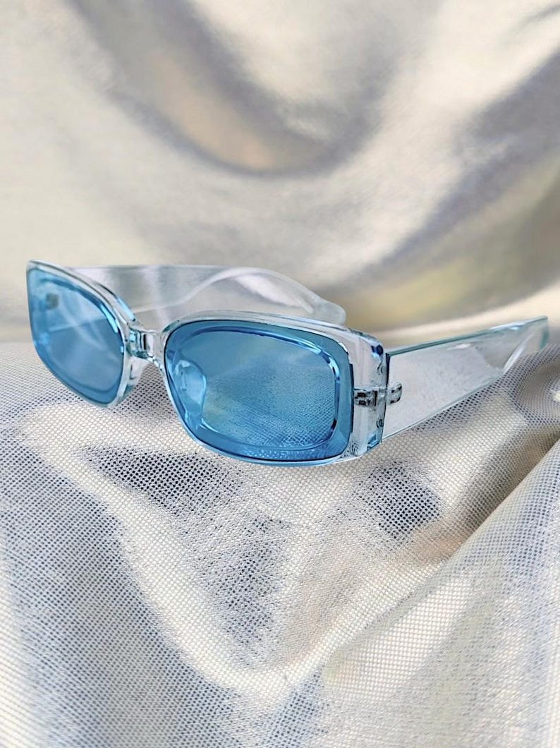 Retro square fashion y2k sunglasses image 2