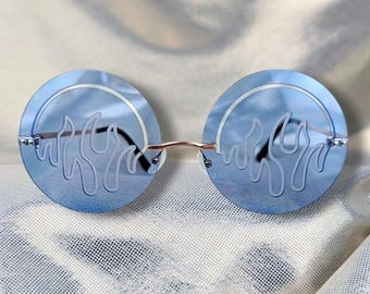 Festival Party Round rave sunglasses