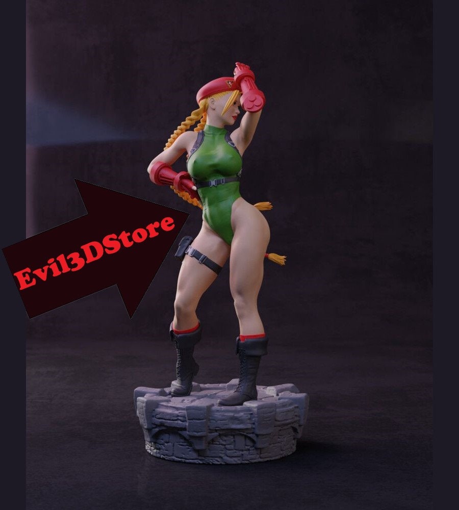 cammy - street fighter fanart - figure printable 3D Print Model