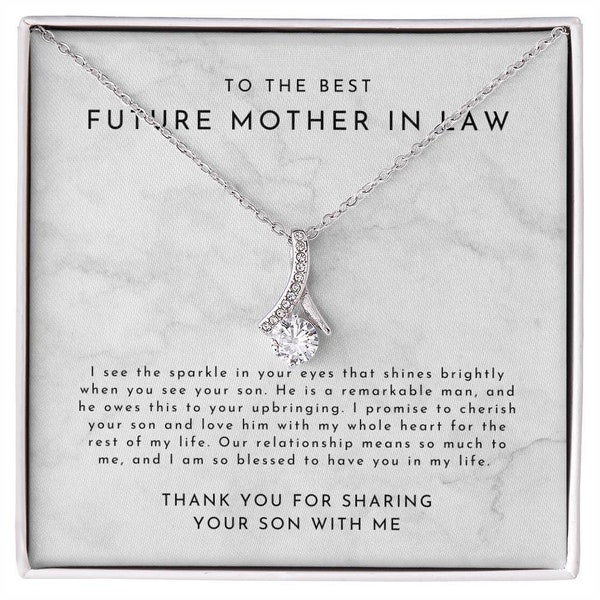 Mother in Law Necklace, Gift for Mother in Law, Gift for Future Mother in Law, Mother in Law Gift, To Mother in Law Gift, Wedding Jewelry