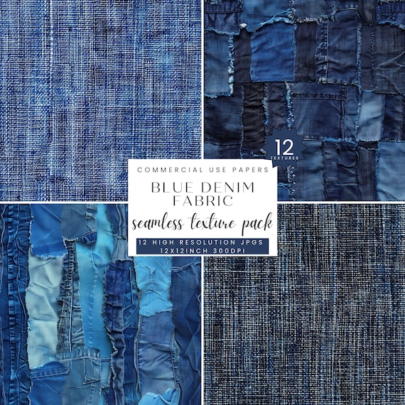 Pdf Jeans Material Types Blue Denim Fabric Pattern, Printable
