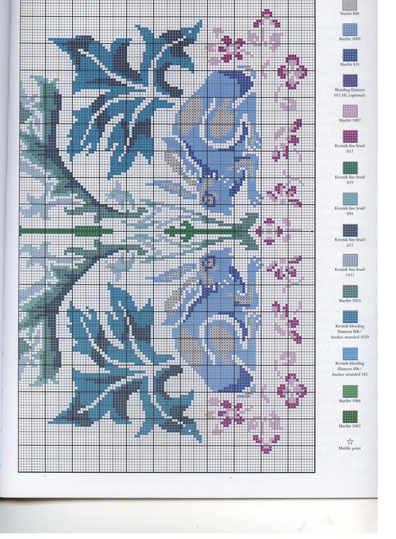 The Art of William Morris in Cross Stitch barbara Hammet English