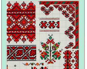 ウクライナ　刺繍本 UKRAINIAN EMBROIDERY Ukrainian embroidery: Johanna Luciow: 9780442244651: Amazon