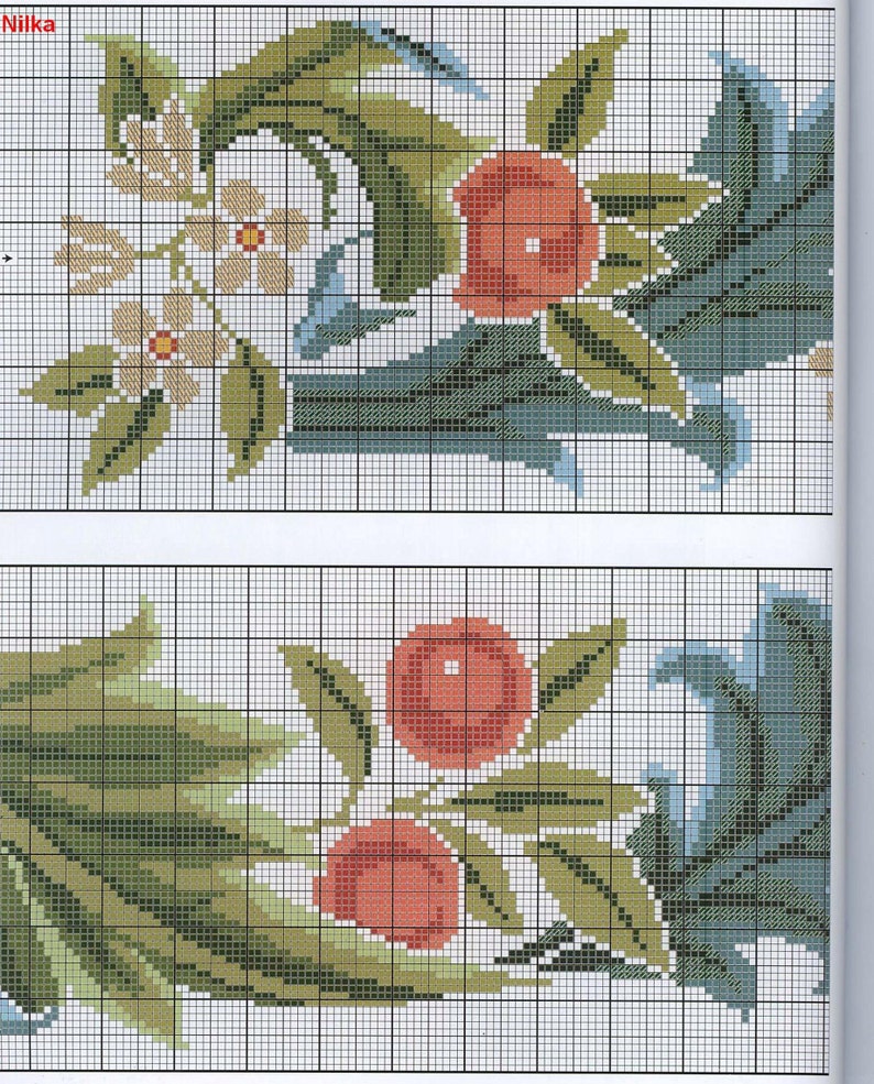 The Art of William Morris in Cross Stitch barbara Hammet English