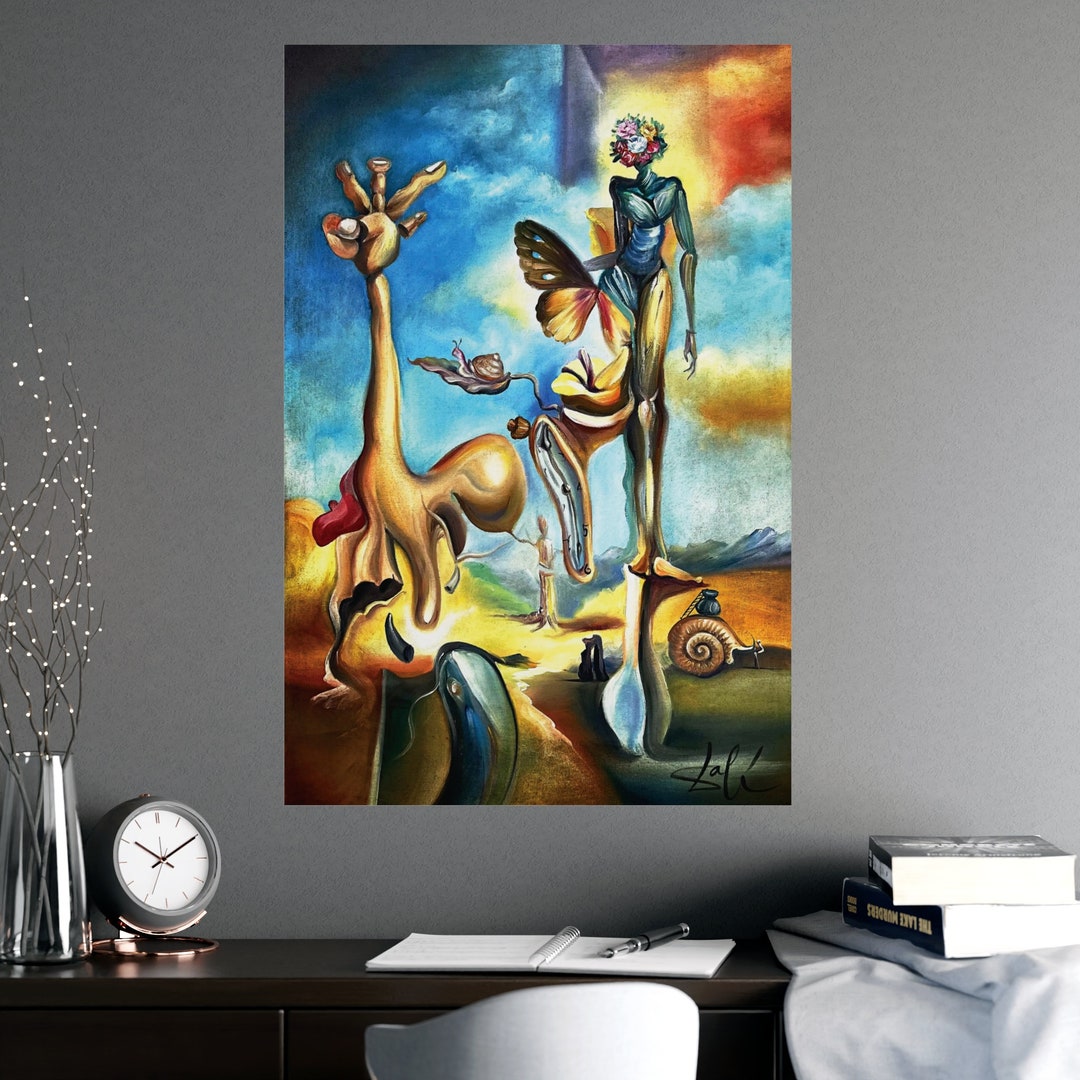 Salvador Dali Stile Surreal Art Print Fine Art Print - Etsy