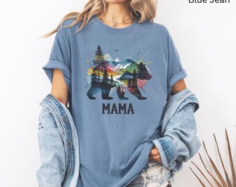 Camiseta Bear Mama: Camiseta unisex Comfort Colors