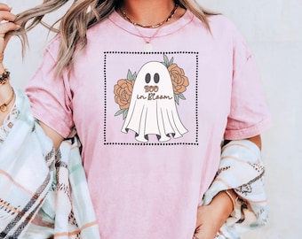 Ghost Boo Shirt: Comfort Colors Spooky Halloween Tee