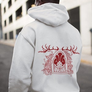Hazbin Hotel Alastor Inspirerad - 'Detta ansikte gjordes för radio' Hoodie