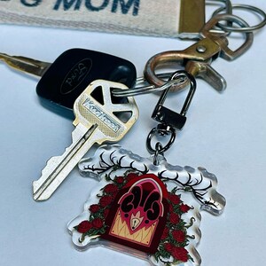 Alastor's Radio Acrylic Keychain: Hazbin Hotel Fan Art bild 4