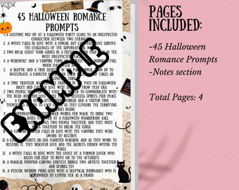 Halloween Romanze Schreiben Prompts | Belletristik | Autorentools | Romantische Autoren | Geschichte Hilfe | Inspiration