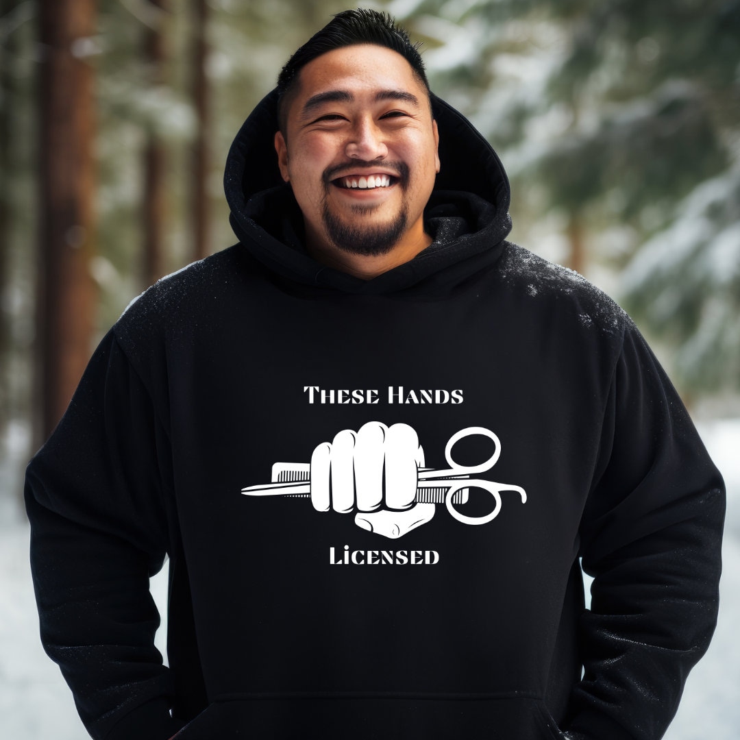 Barber Gift Hoodie Barber Shop Hairdresser Sweatshirt Gift for Him Etsy