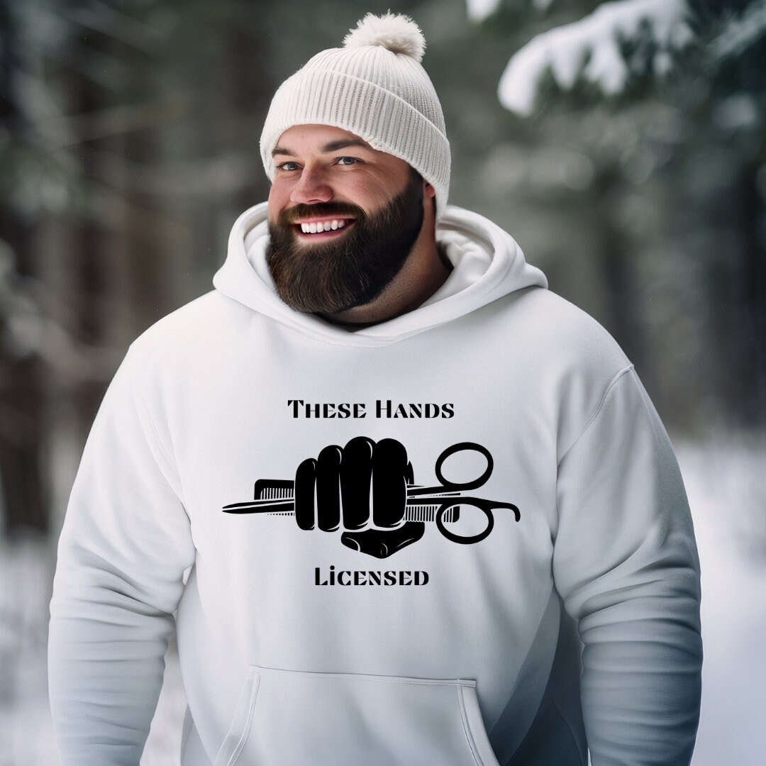 Barber Gift Hoodie Barber Shop Hairdresser Sweatshirt Gift for Him Etsy