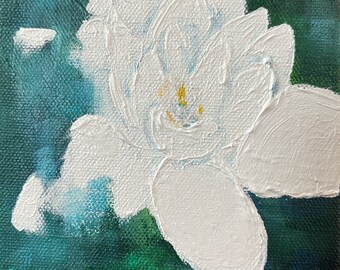 Seerose 1 Bild: Abstrakte Juli Geburt Blumen Kunst