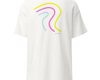 Men's Ski T-Shirt - PISTE Ski Lines