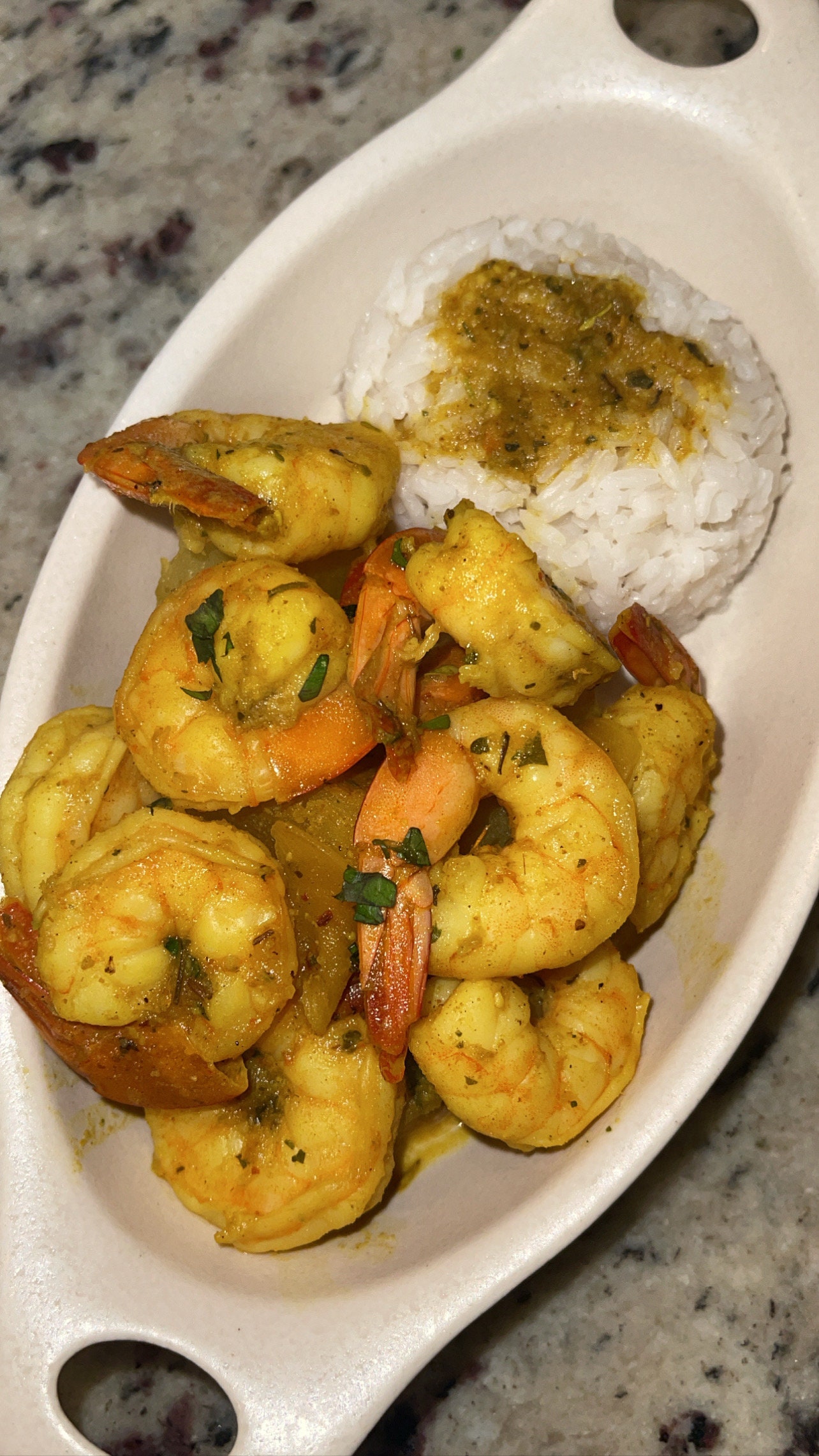Curry Shrimp & White Rice - Etsy