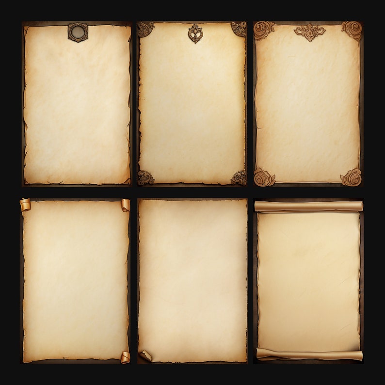 Old Paper, Parchment Papers, Printable Old Paper, Blank Junk Journal ...