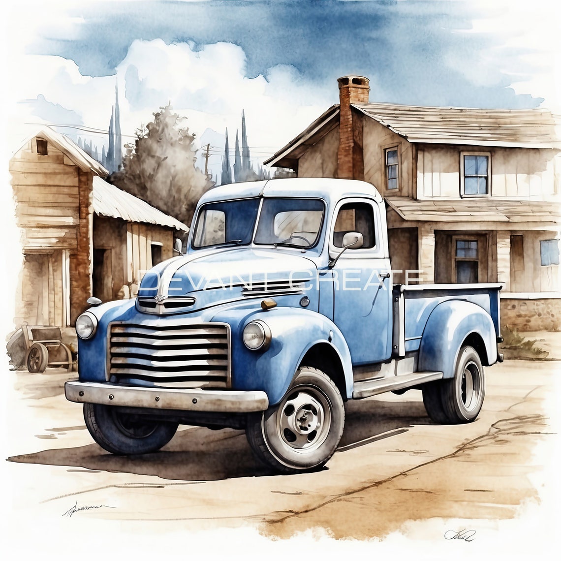 12 Old Classic Truck Clipart Truck Clipart Classic Truck - Etsy