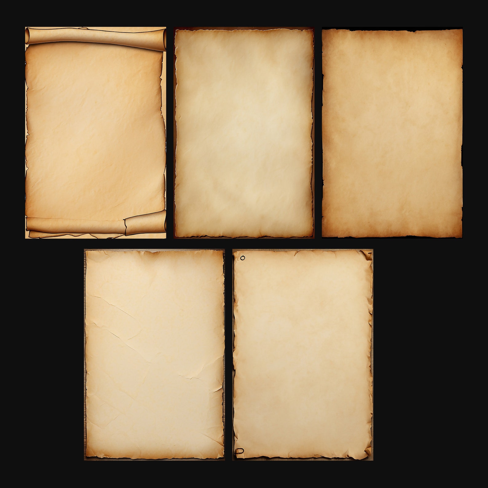 Old Paper, Parchment Papers, Printable Old Paper, Blank Junk Journal ...