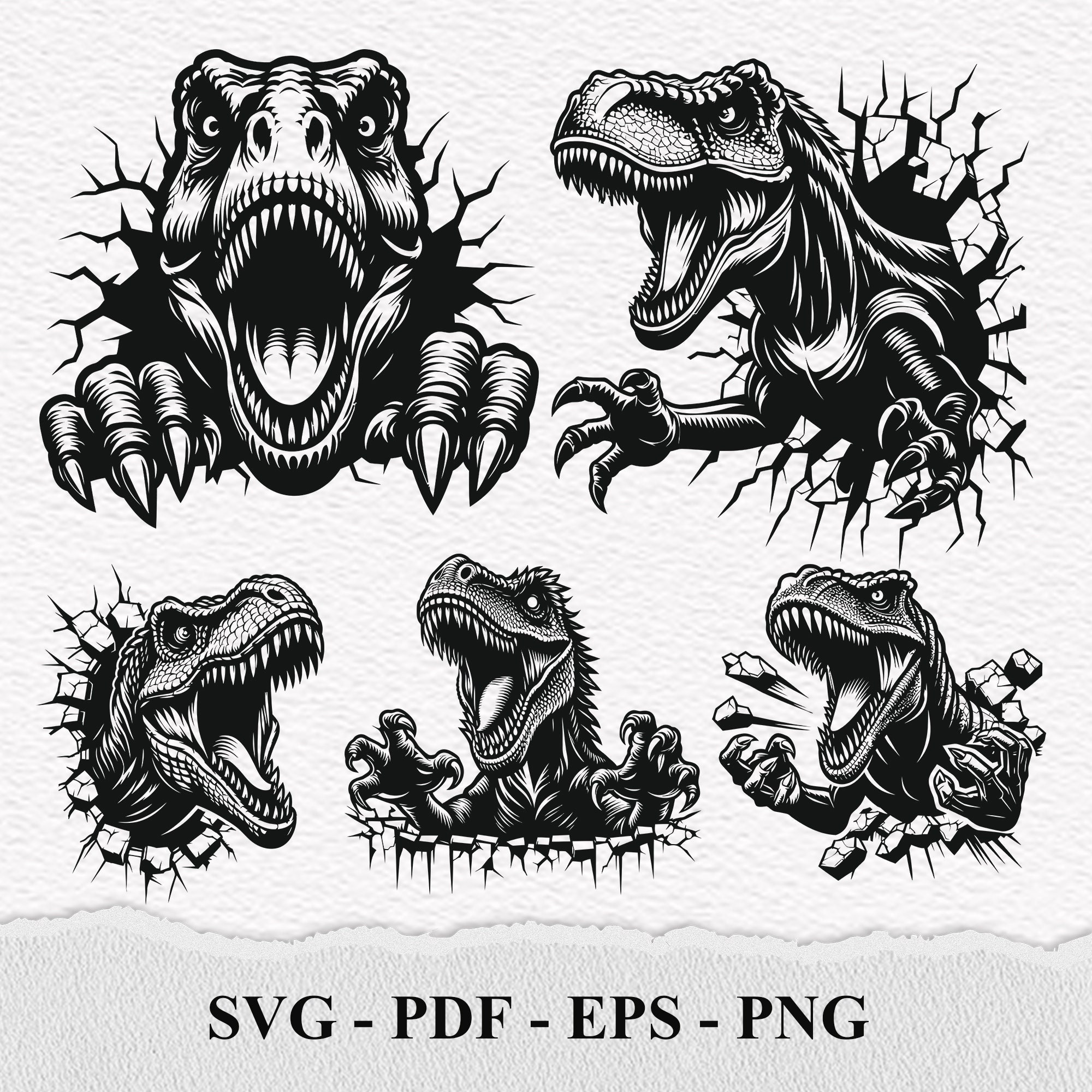 恐竜のアートパネル モノクロ イラスト 恐竜のアートパネル モノクロ イラスト Dinosaur モノトーン アート