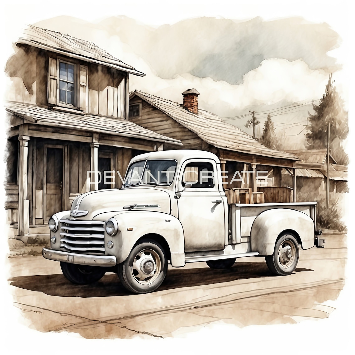 12 Old Classic Truck Clipart Truck Clipart Classic Truck - Etsy