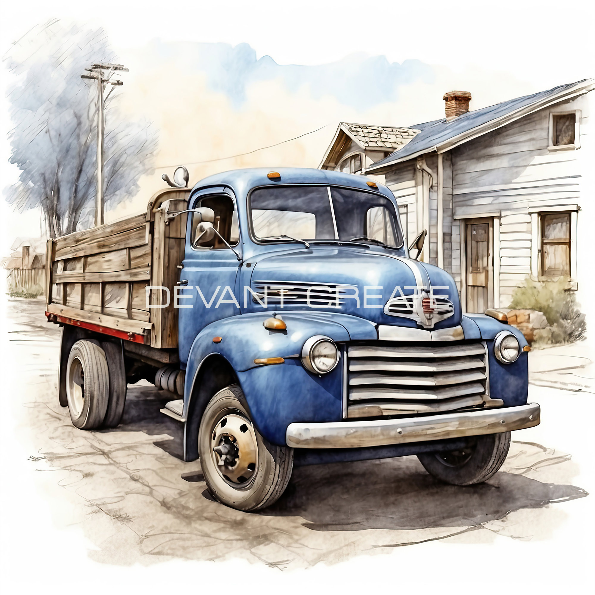 12 Old Classic Truck Clipart Truck Clipart Classic Truck - Etsy