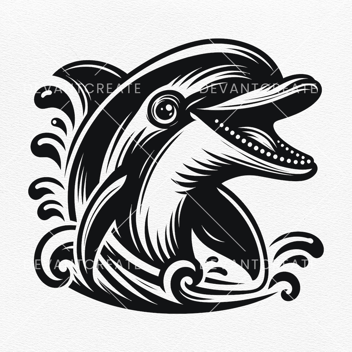 Dolphin SVG, Dolphin With Sunglasses, Cute Funny Dolphin, Dolphin Ocean ...