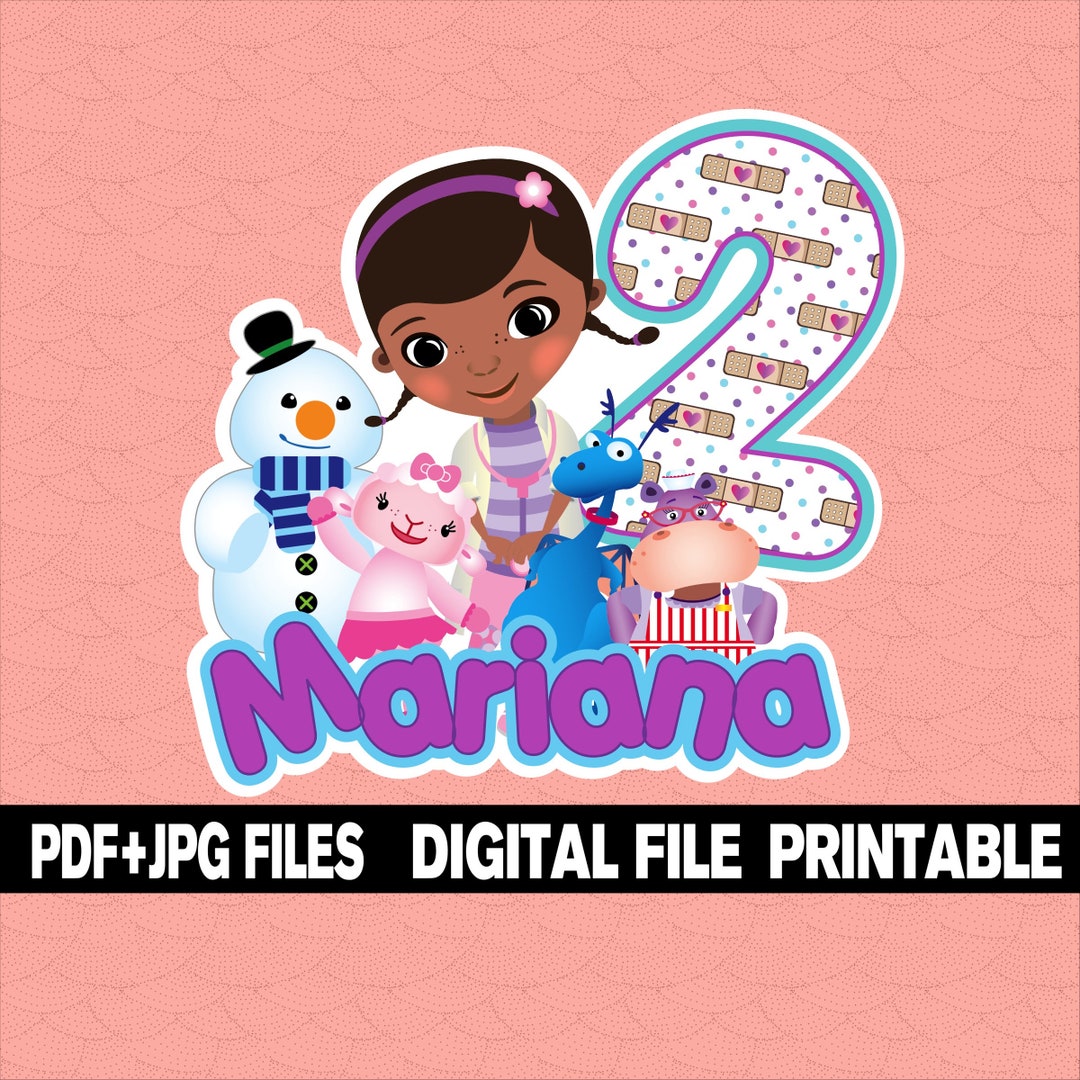 Dra Cake Topper Printable Birthday Party Cake Topper - Etsy