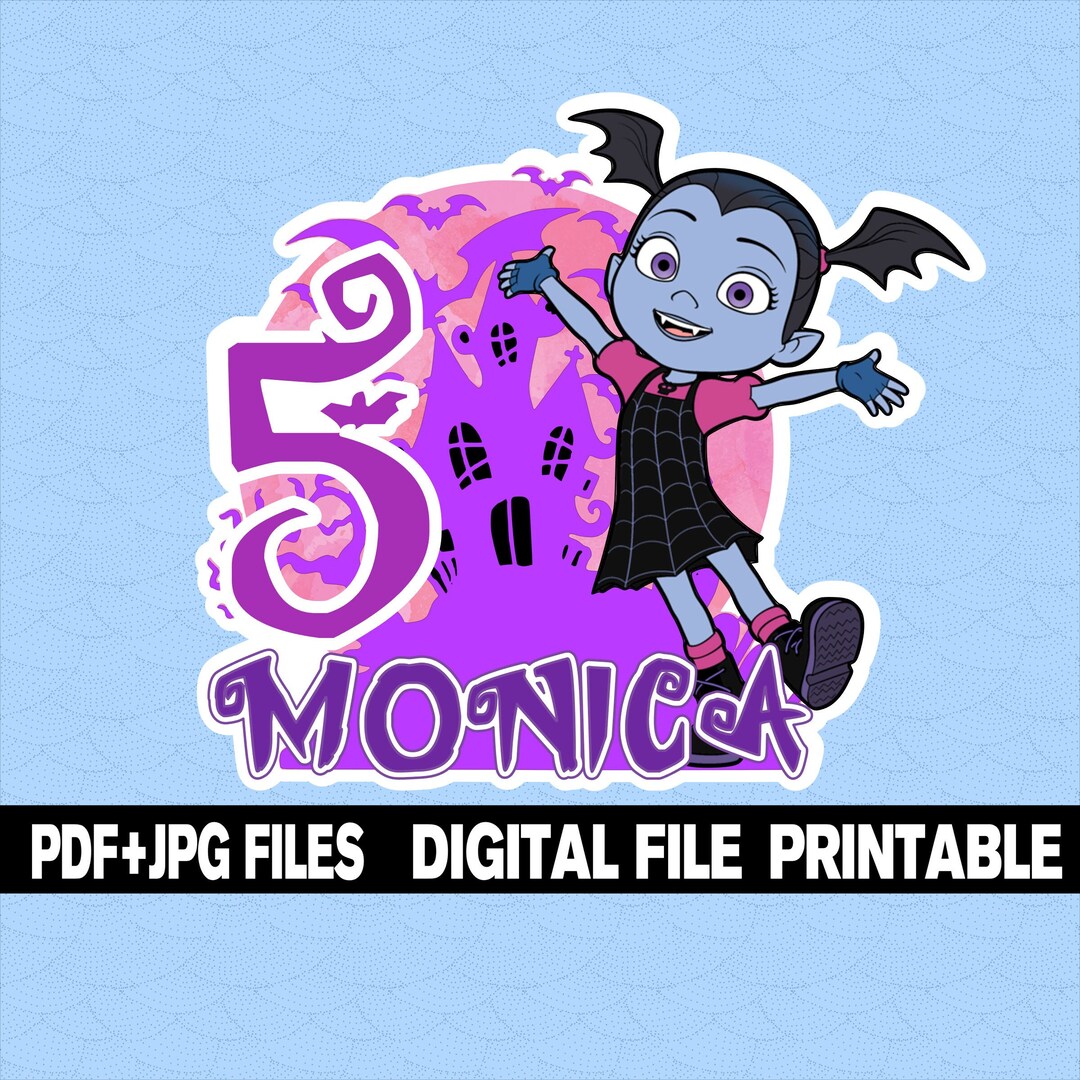 Halloween Cake Topper Printable Halloween Birthday Party Etsy