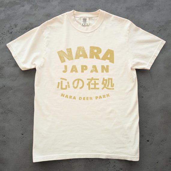 Nara Deer Park Japan T-Shirt Comfort Colors Style: Heart's Place Shirt Collection, Nara Park by YOZORO