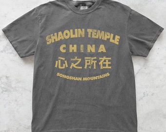 Shaolin Temple T-Shirt Songshan Mountains Chinas Unisex Shirt: Heart's Place Collection by YOZORO