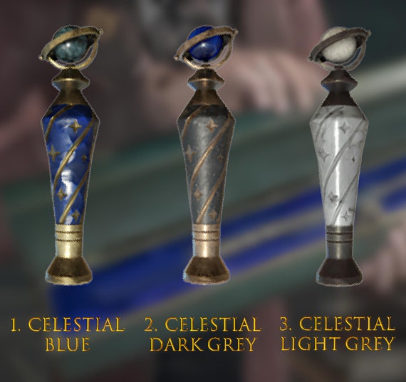Celestial Dark Grey Wooden Magic Wand: Wizard Witch Gift - Etsy